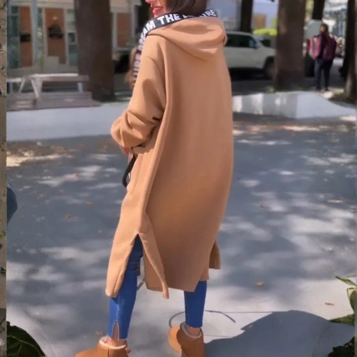 Kirteena - Comfortable Oversized Hooded Coat