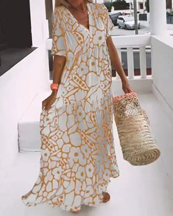 Nilsina - Casual Floral Summer Dress
