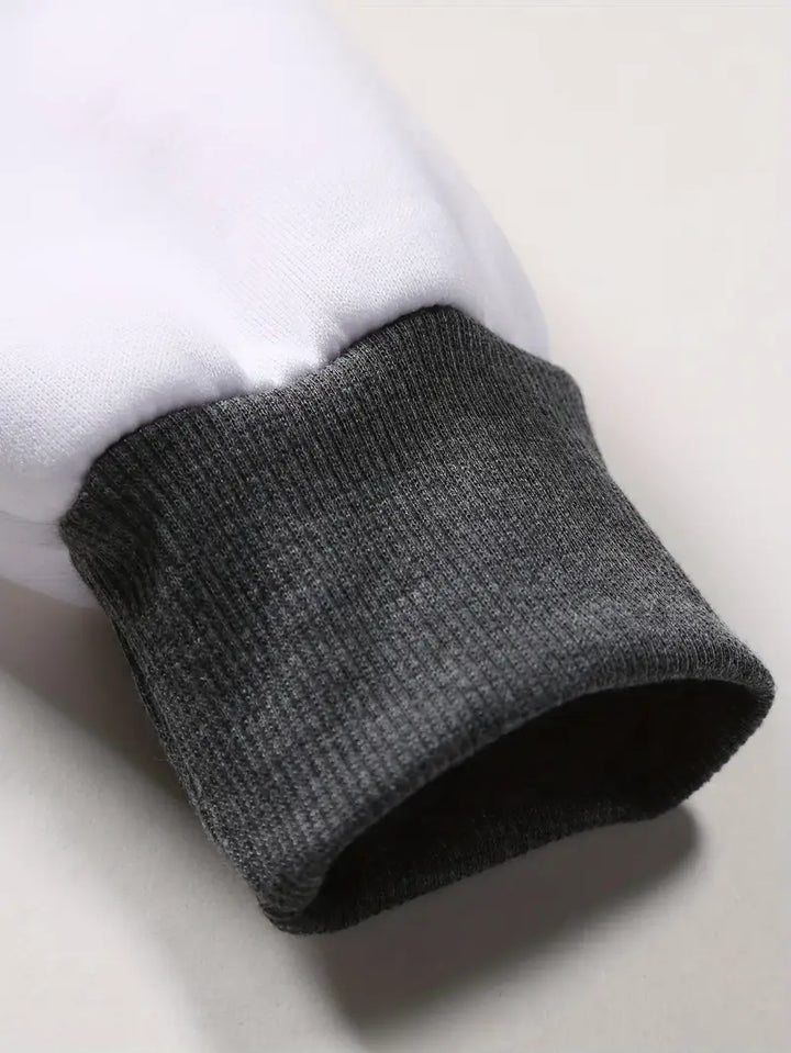 Blaine - Stylish Stripe Contrast Sweatshirt