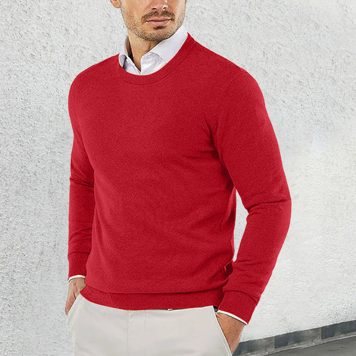 Ronny - Round Neck Cotton Sweater
