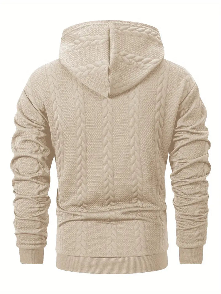 Connolly - Casual Knitted Hooded Sweater With Front Pocket
