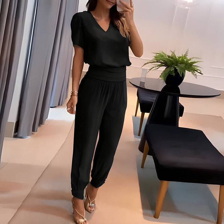 Vianey - Trendy Set With Blouse and Pants