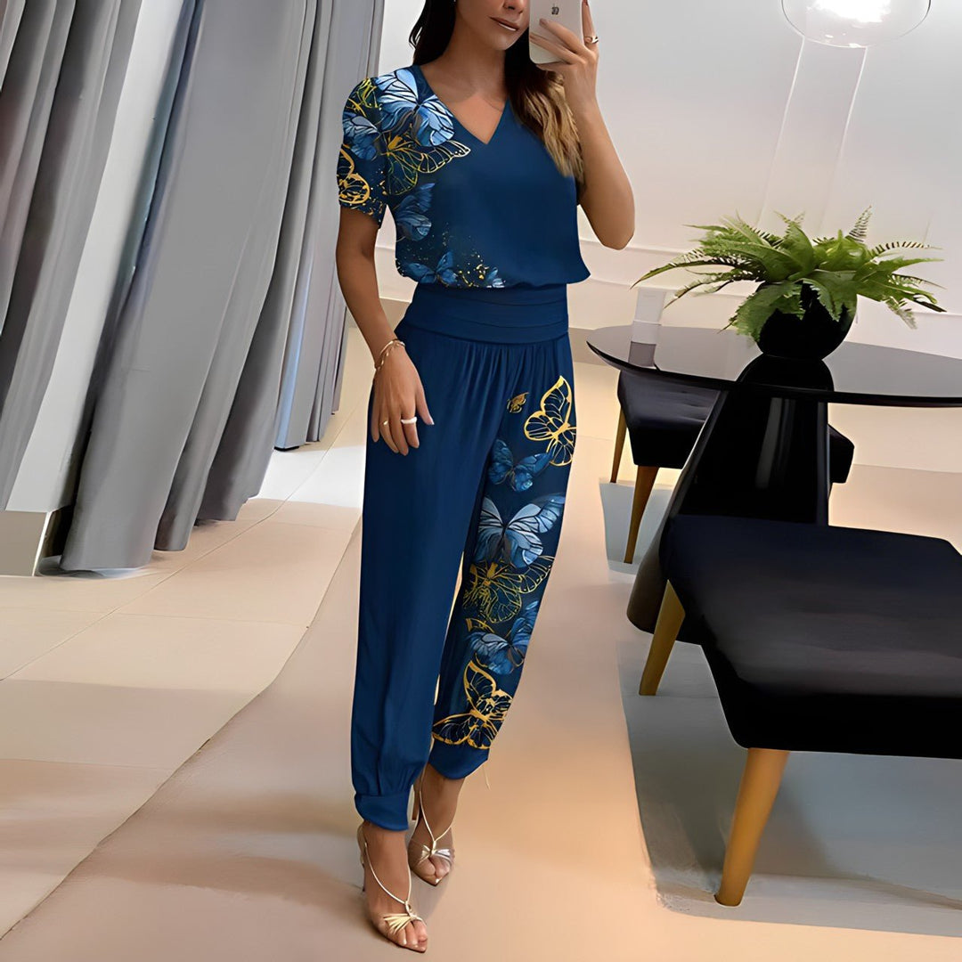 Vianey - Trendy Set With Blouse and Pants