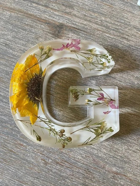 PetalLume - Handmade Flower Resin Night Light