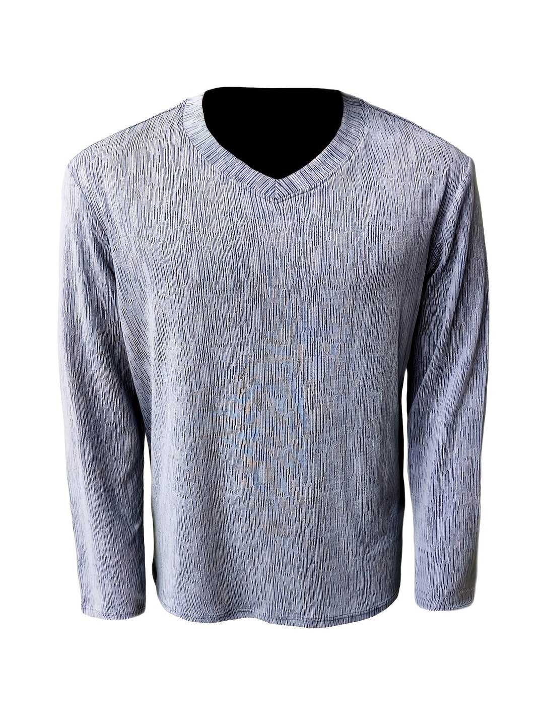 Usher - Slim Fit Long Sleeve V-Neck T-Shirt