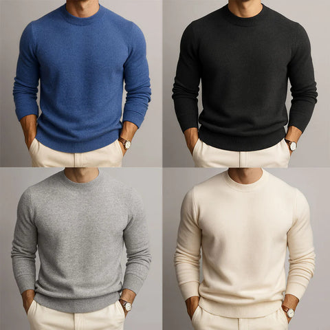kane - Premium Cashmere Round Neck Sweater