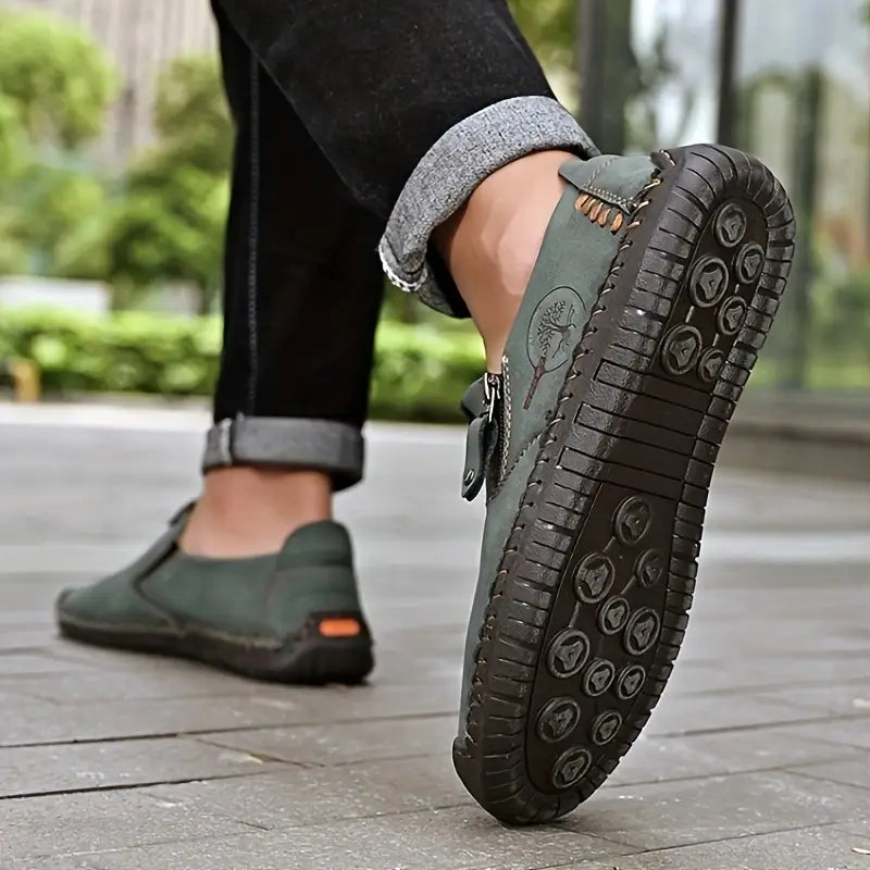 Joesph - Leather Shoes With Side Zipper