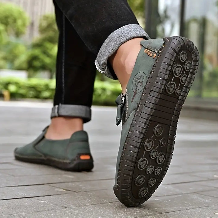 Joesph - Leather Shoes With Side Zipper