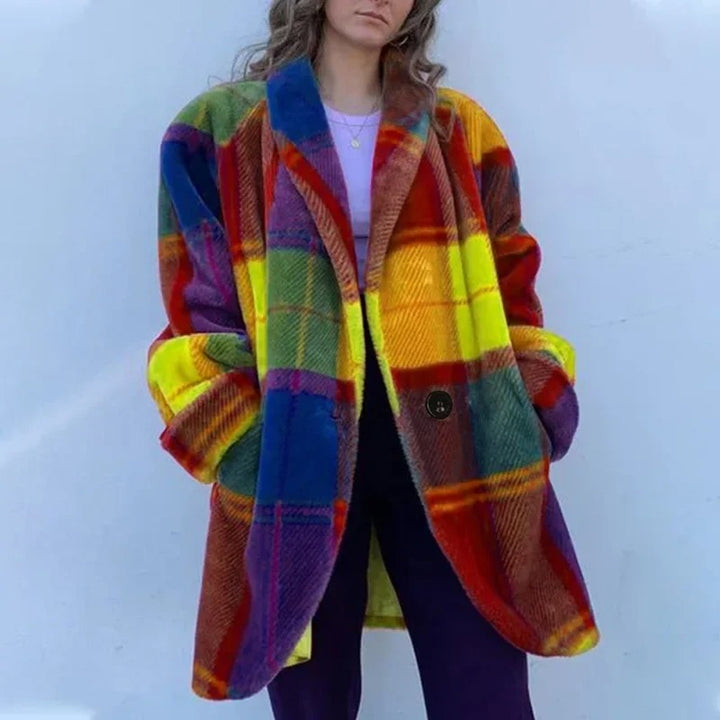 Silke - Long Sleeve Lapel Coat