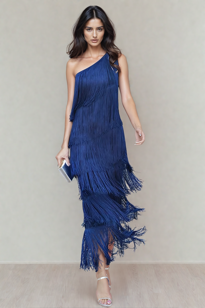 Mirella - Long Dress With Bangs