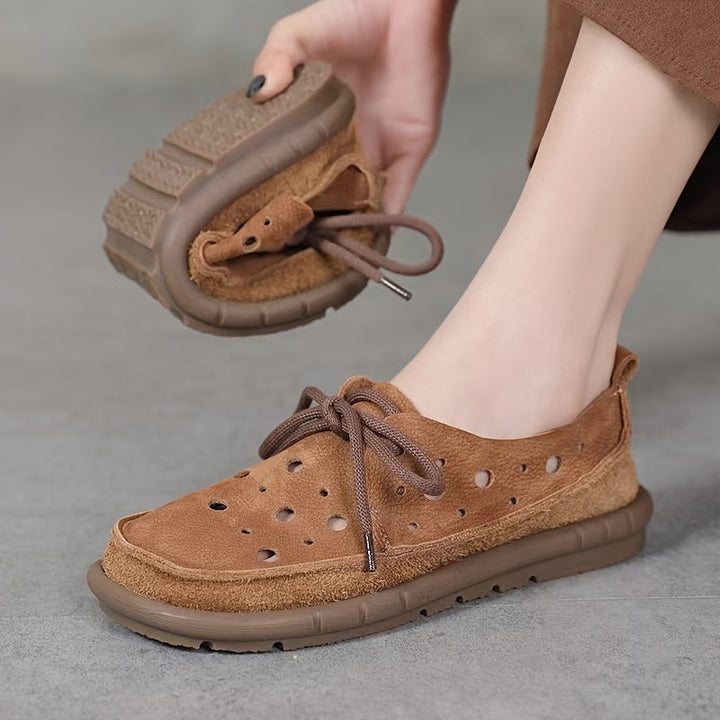 Tamsin - Casual Leather Non Slip Loafers