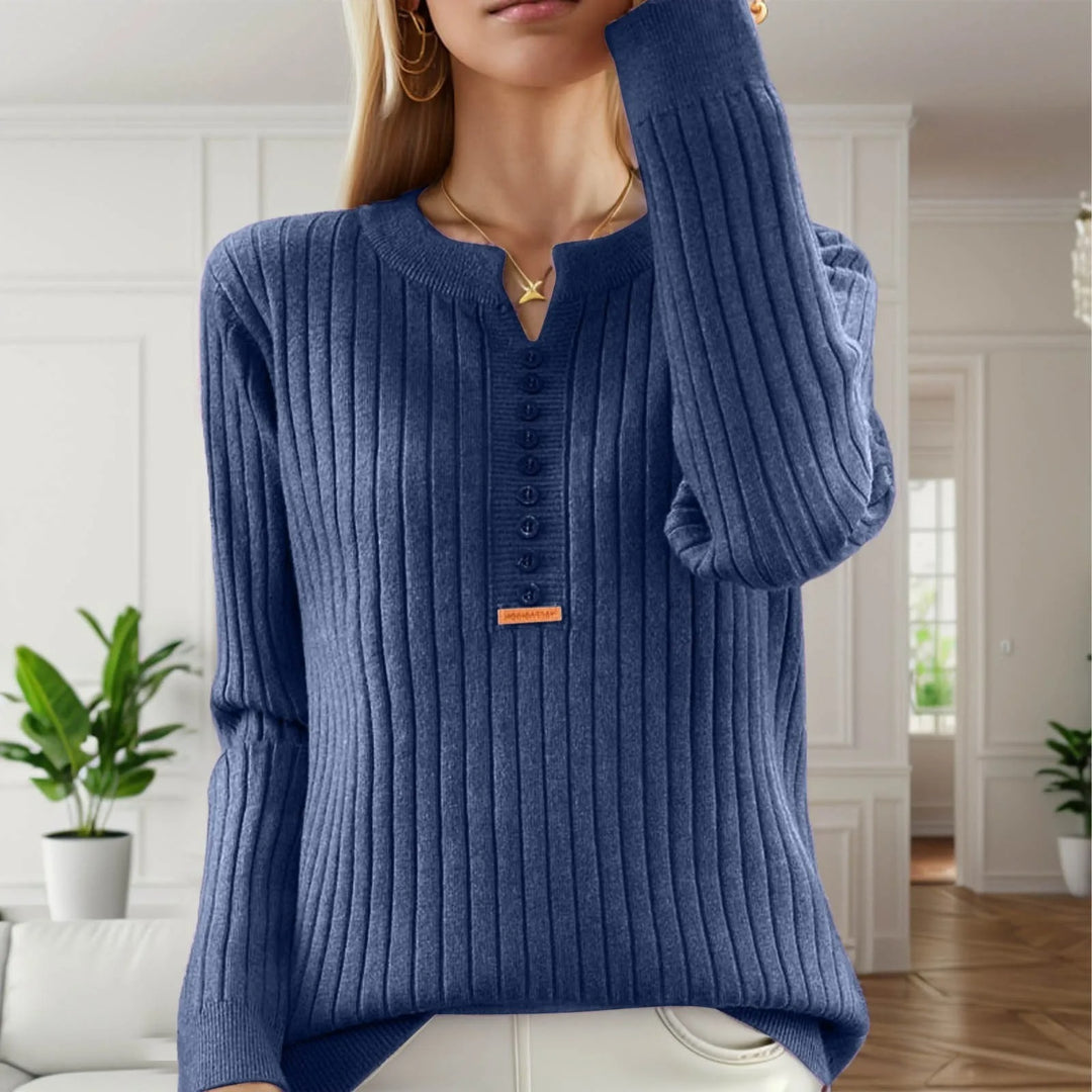 Marja - O Neck Knitted Sweater