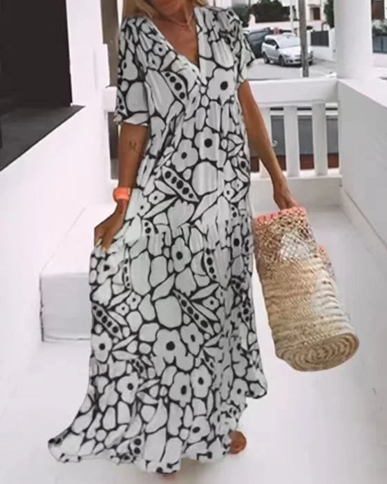 Nilsina - Casual Floral Summer Dress