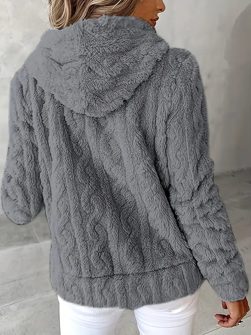 Ganka - Long Sleeve Zip-Up Hoodie