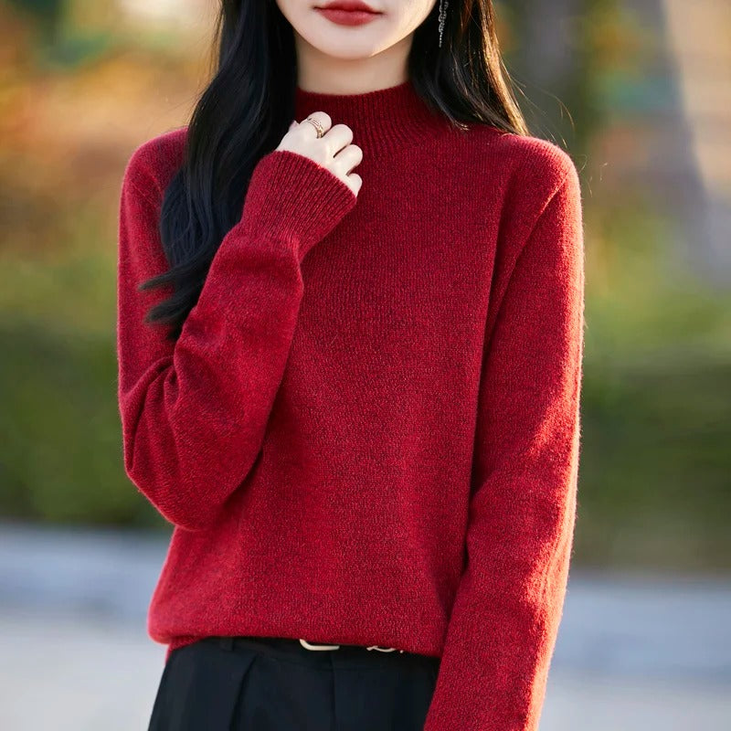 Sietske - Mock Neck Sweater