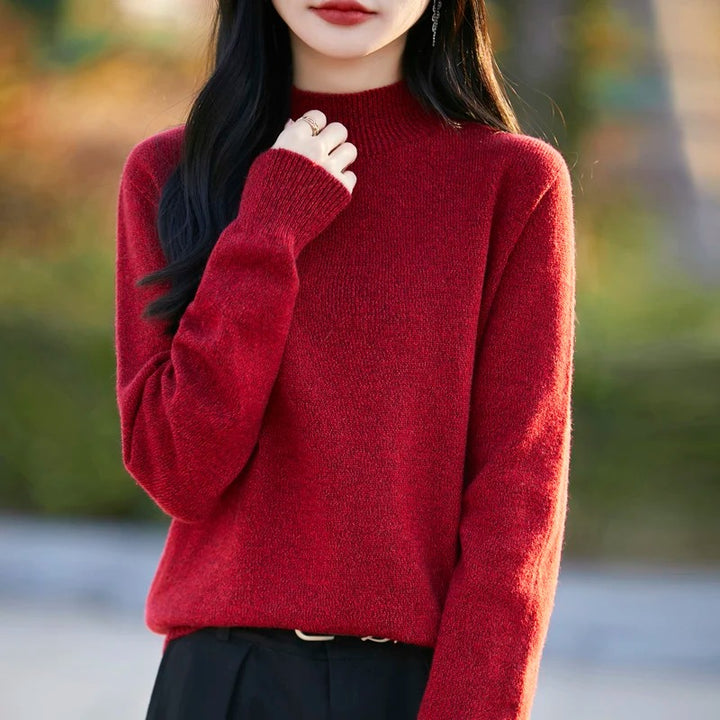Sietske - Mock Neck Sweater