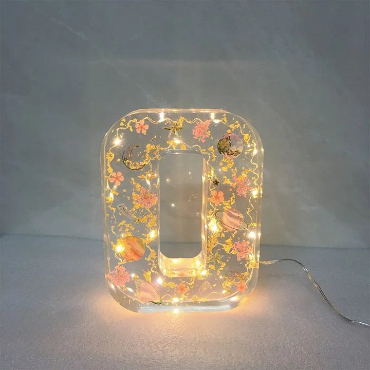 PetalLume - Handmade Flower Resin Night Light