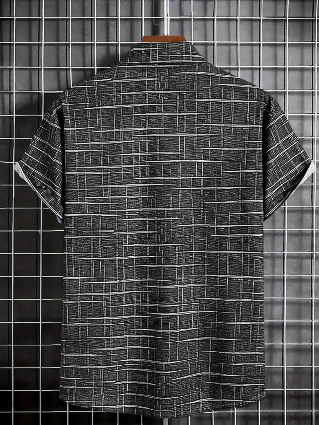 Haroyan - Stylish Plaid Stripe Pattern Shirt