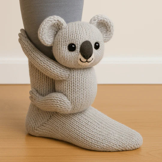 CozyCritters - Knitted Animal Cozy Socks