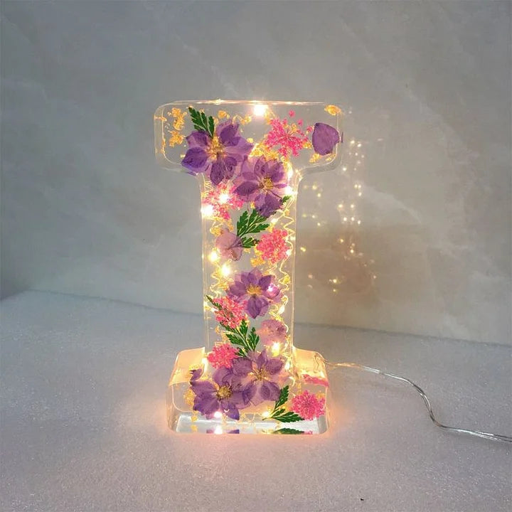 PetalLume - Handmade Flower Resin Night Light