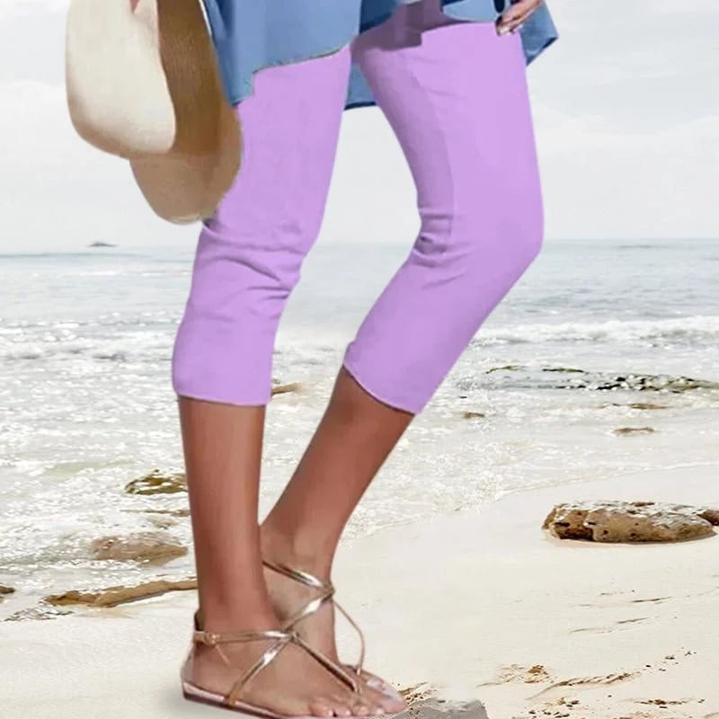 Ingrid - High Waist Elastic Pant