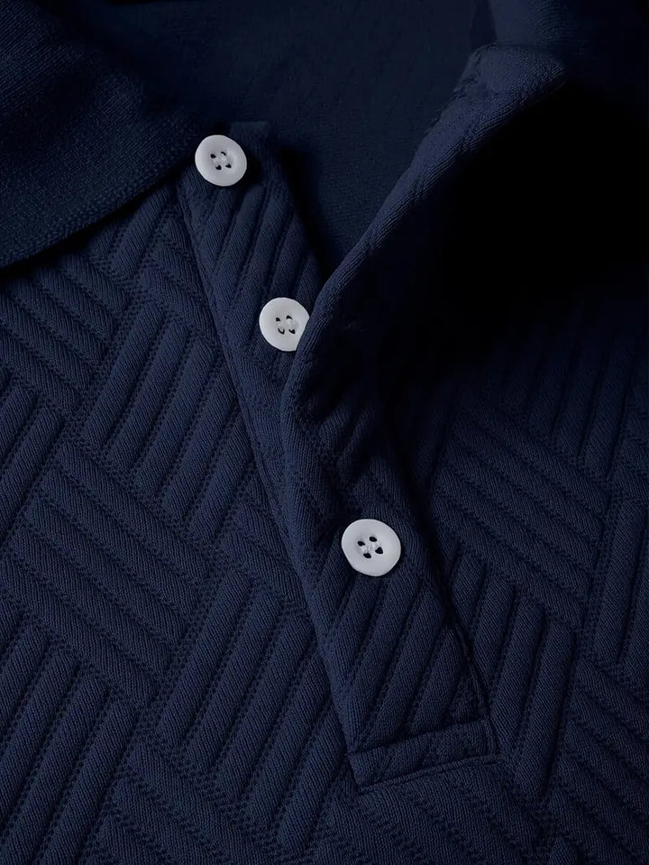 Kenric - Casual Button-Up Textured Shirt