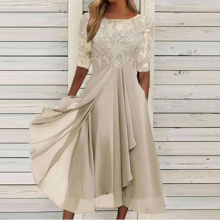Gracia - Elegant Lace Handmade Dress
