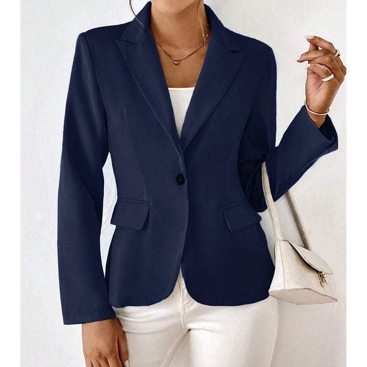 Lucinda - Single Button and Long Sleeves Blazers