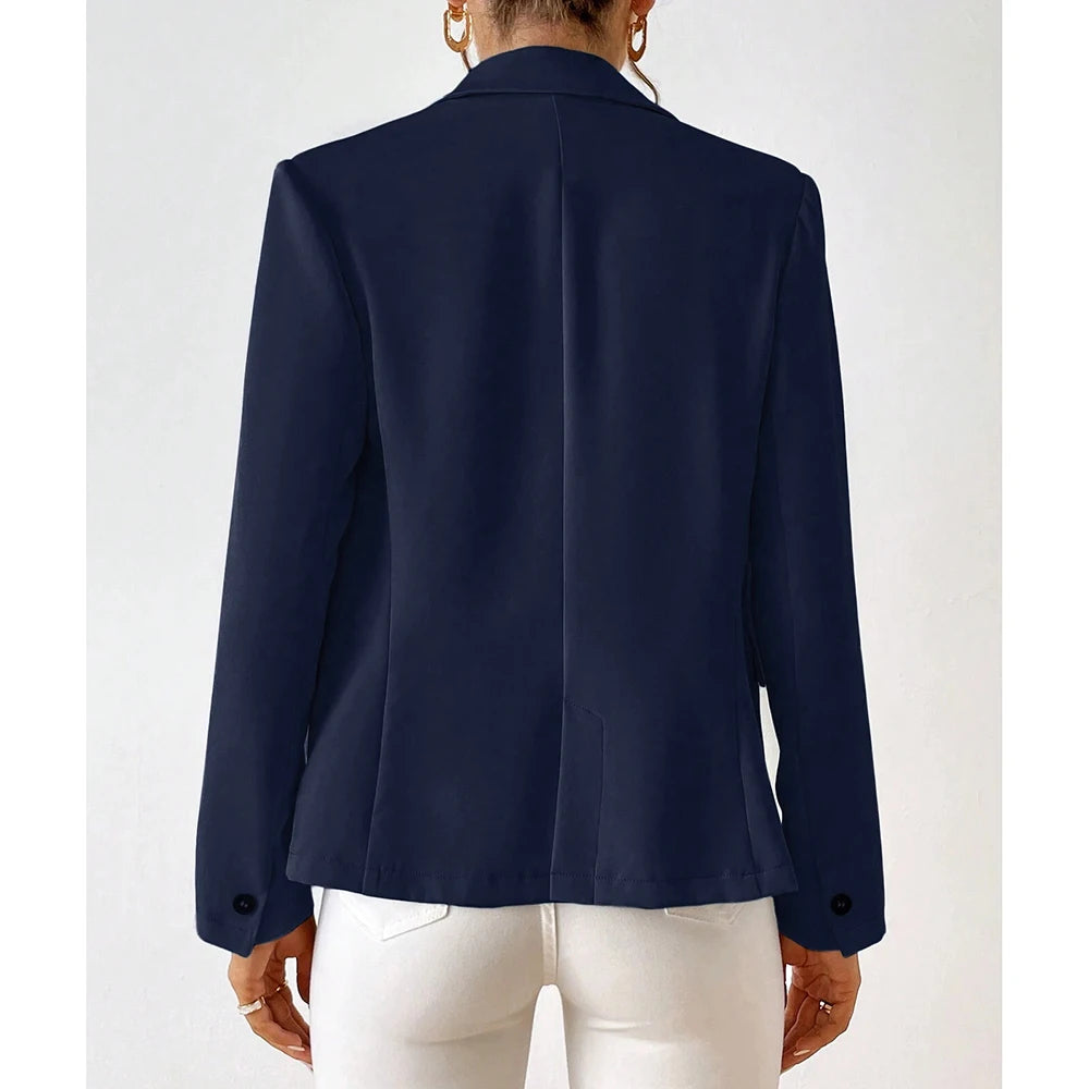 Lucinda - Single Button and Long Sleeves Blazers