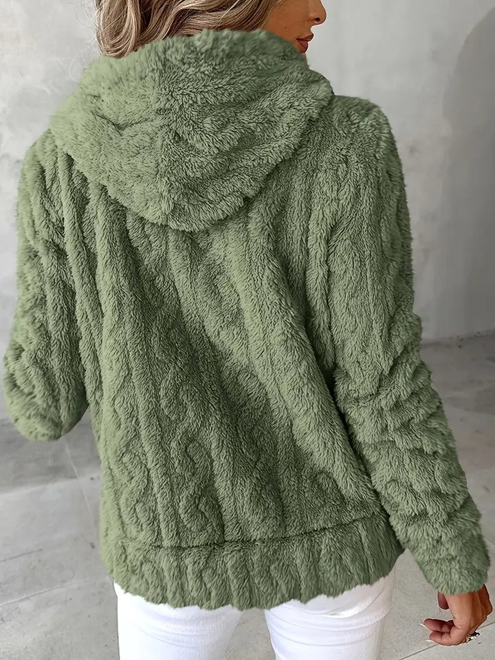 Ganka - Long Sleeve Zip-Up Hoodie