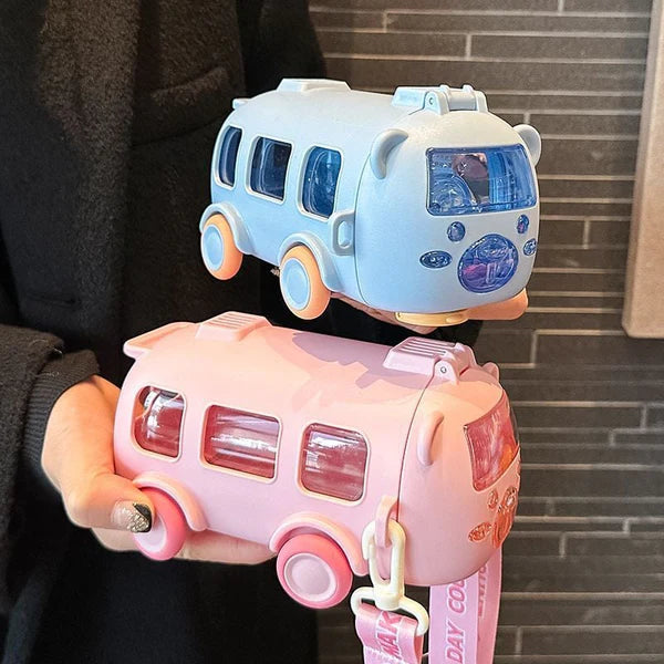 AquaBus - Portable Bus Shaped Water Bottle