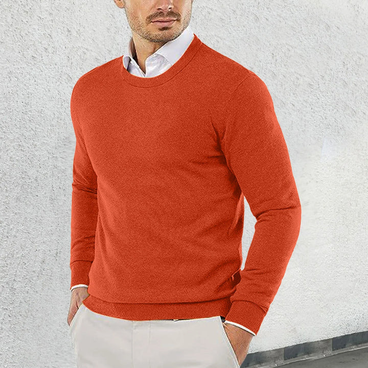Ronny - Round Neck Cotton Sweater