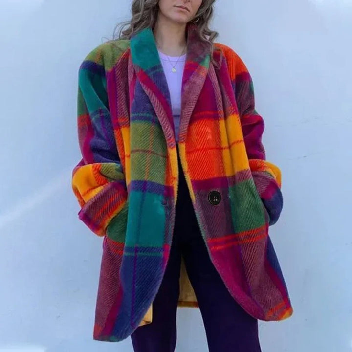 Silke - Long Sleeve Lapel Coat