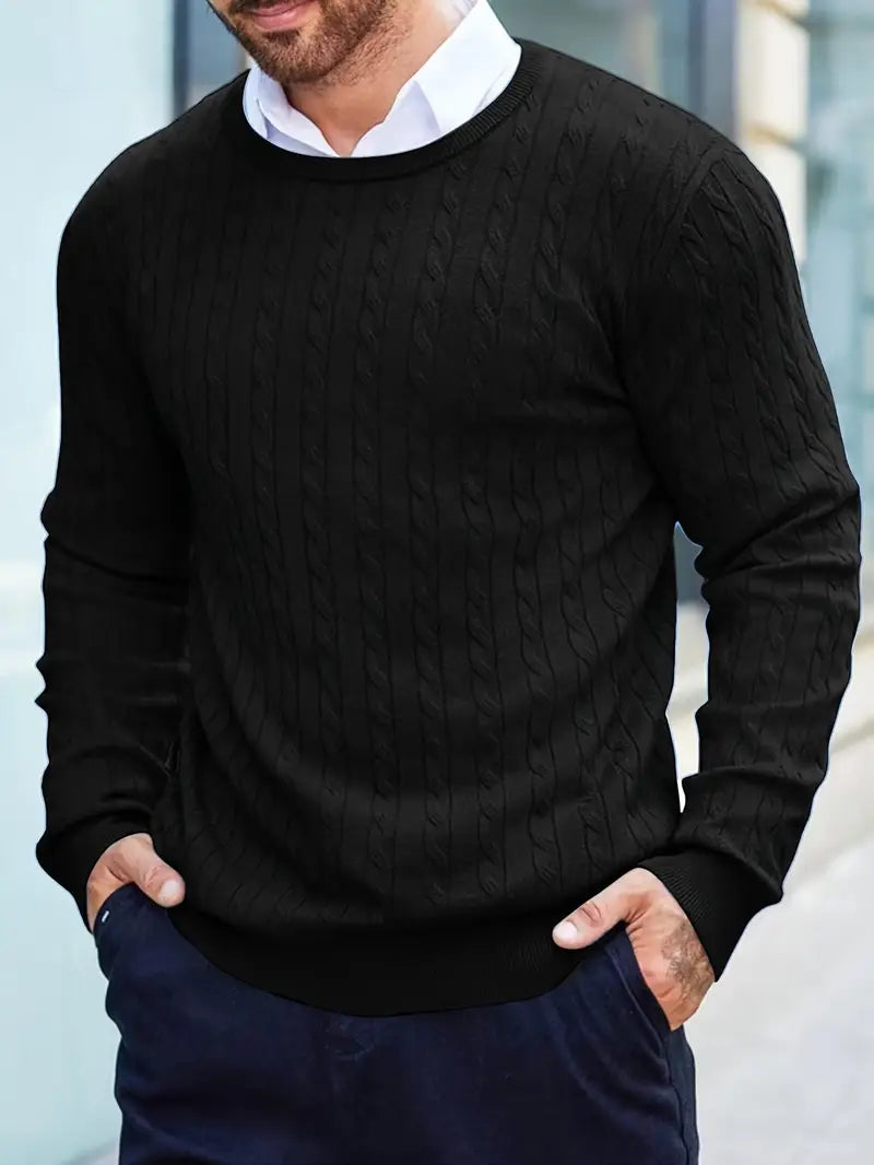 Jonty - Knitted Long Sleeve Turtleneck Sweater