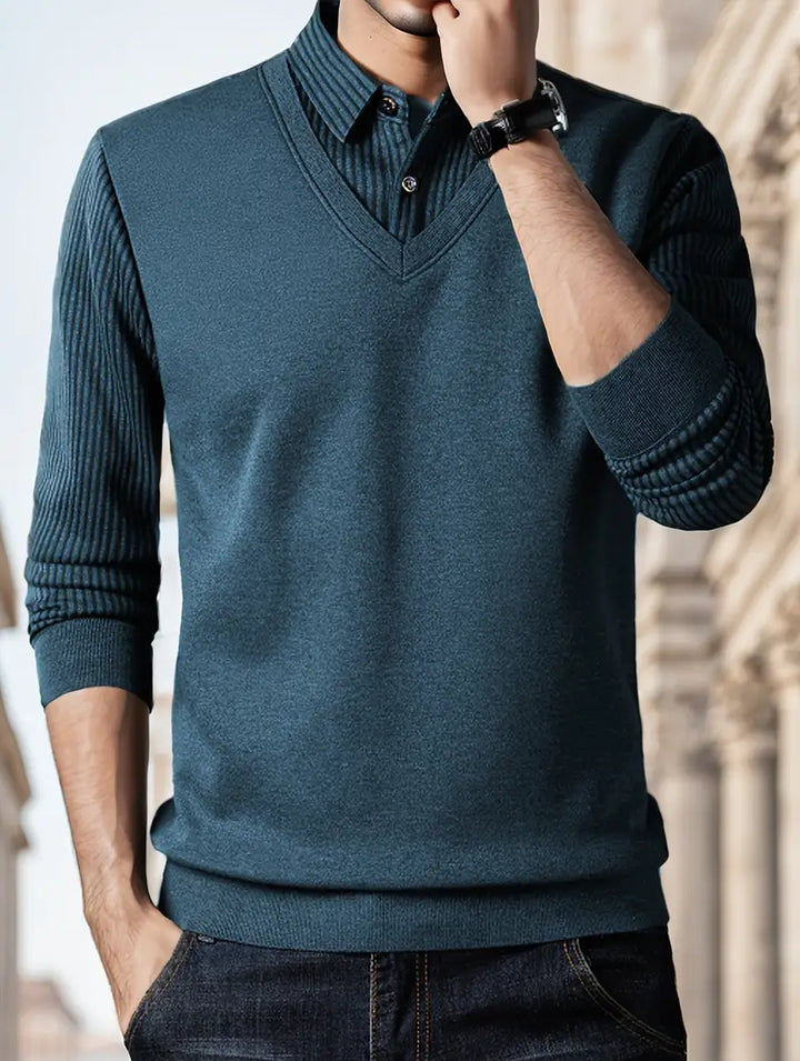 Leroy - Casual Long Sleeve Knitted Swater