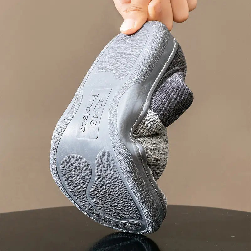 Lycett - Fleece Lined Non Slip Slippers