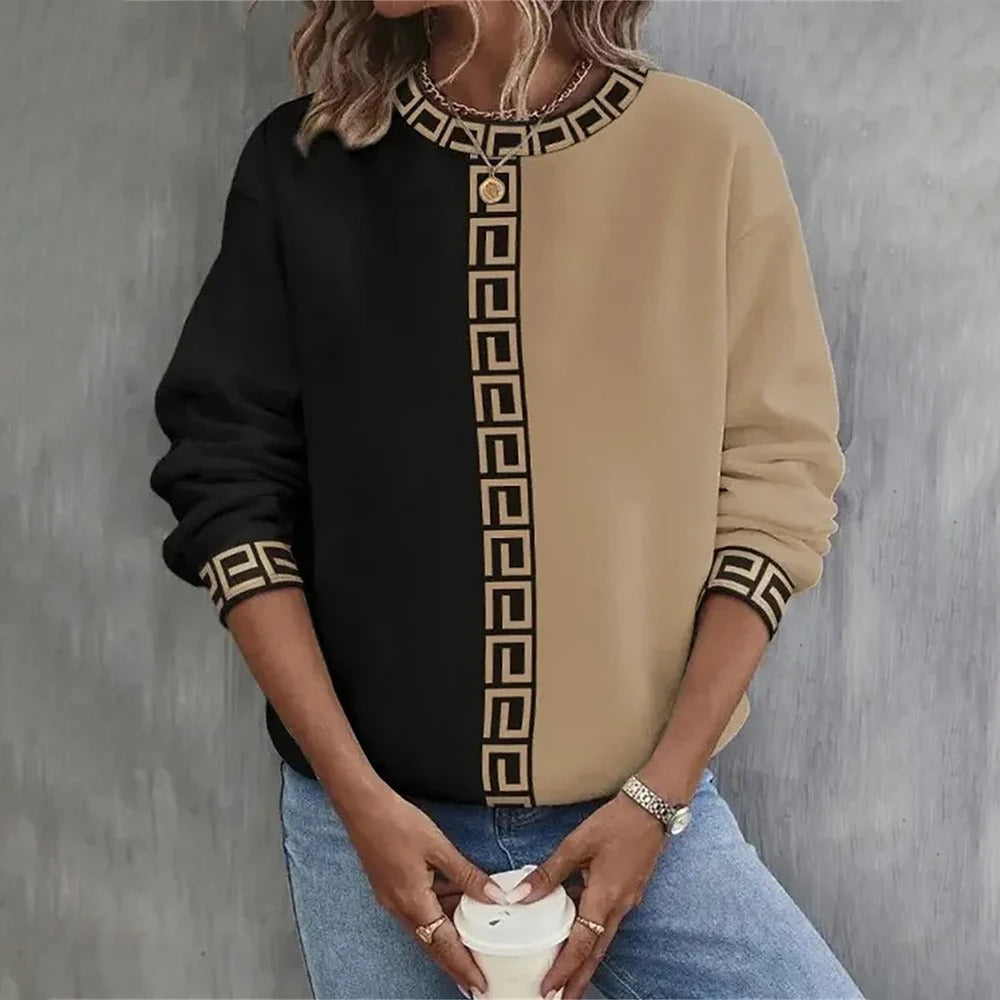 Ayse - Geometry Printed Sweater