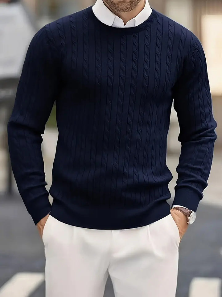 Jonty - Knitted Long Sleeve Turtleneck Sweater