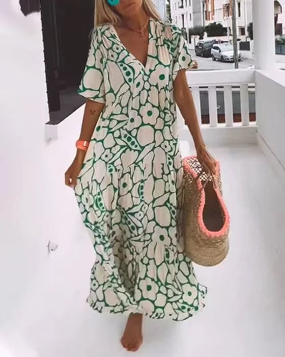 Nilsina - Casual Floral Summer Dress