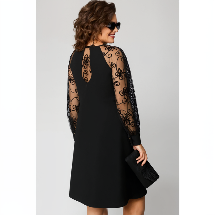 Irina - Dress With Lace Sleeves