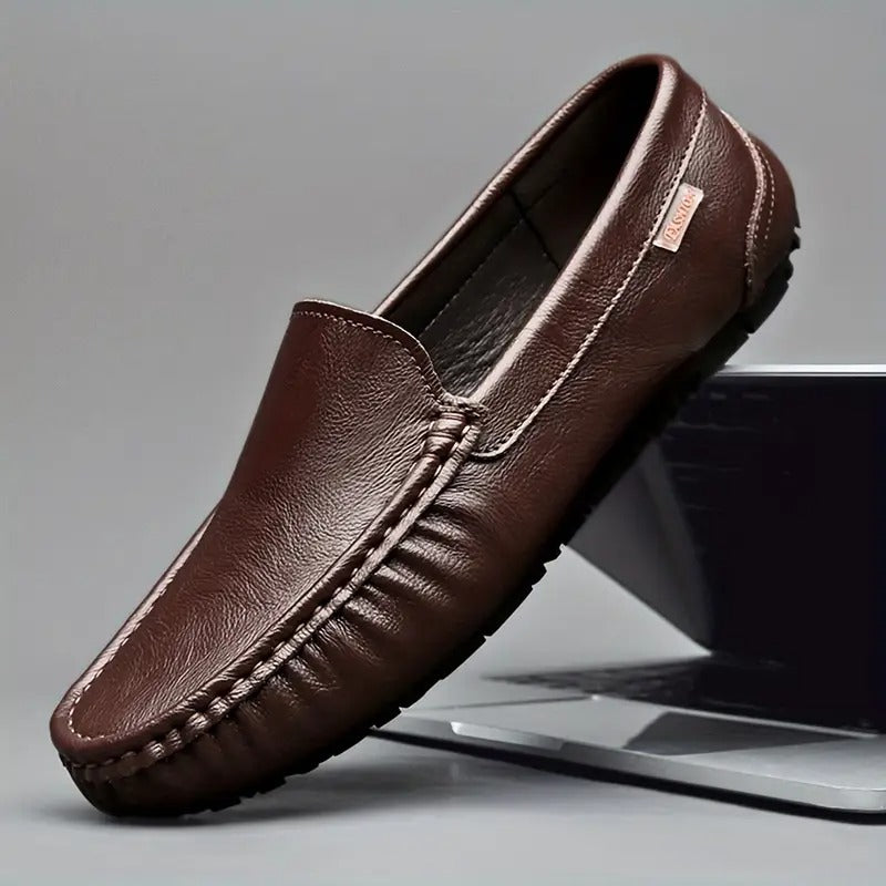 Saul - Leather Moccasins