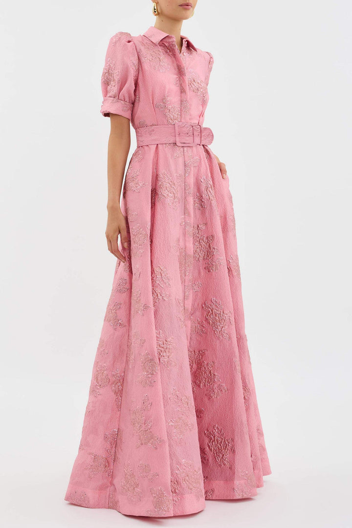 Anabella - Long Dress With Puffed Sleeves
