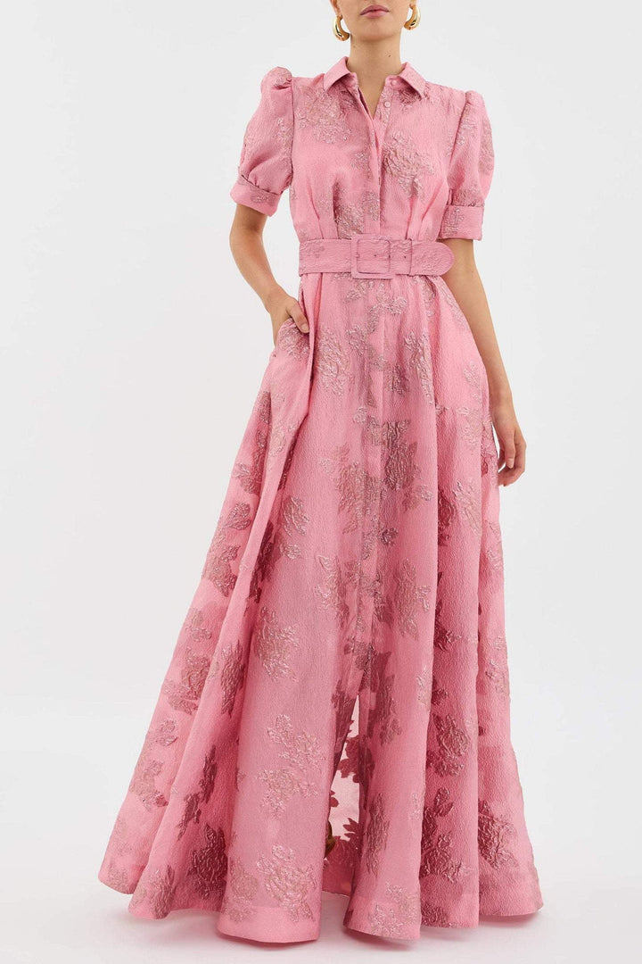 Anabella - Long Dress With Puffed Sleeves