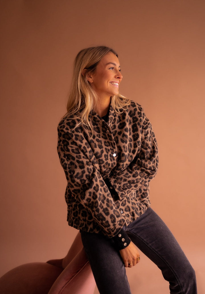 Leana - Breathable Leopard Print Jacket