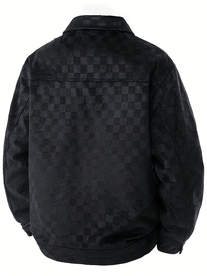Shaviro - Checkered Suede Jacket