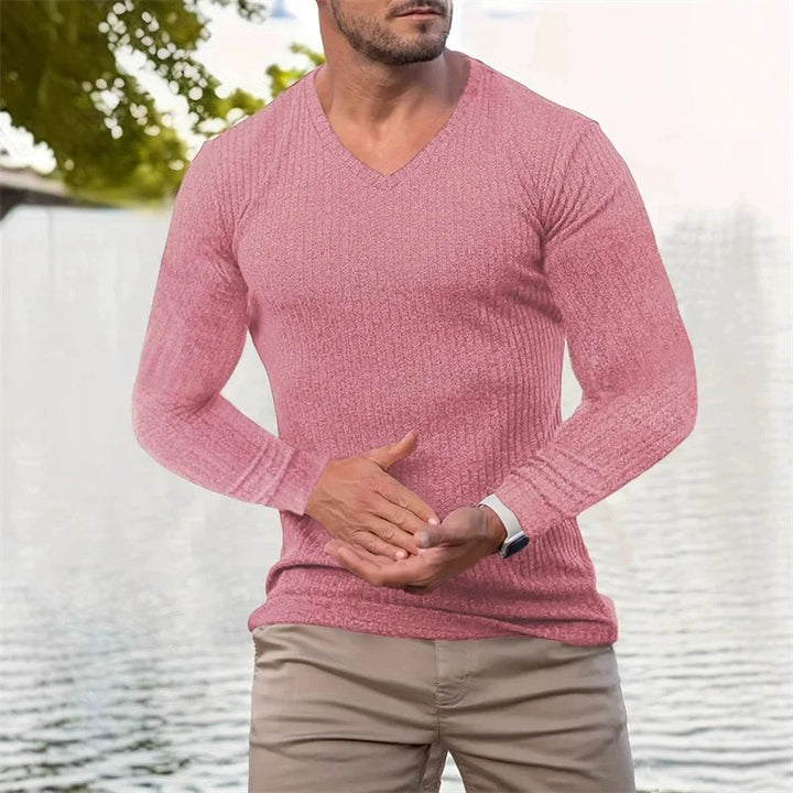 Faron - Long Sleeve Shirt With Stripes