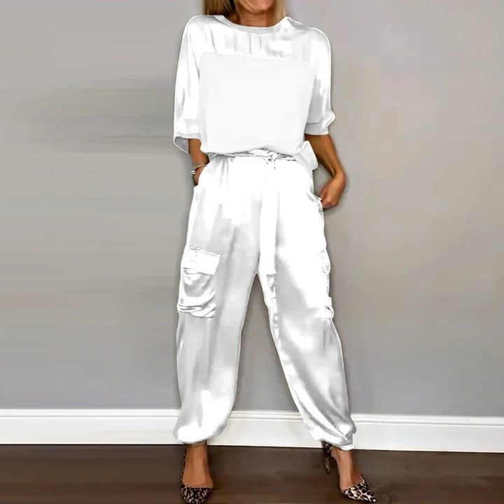 Emilie – Round Neck Top And Trousers
