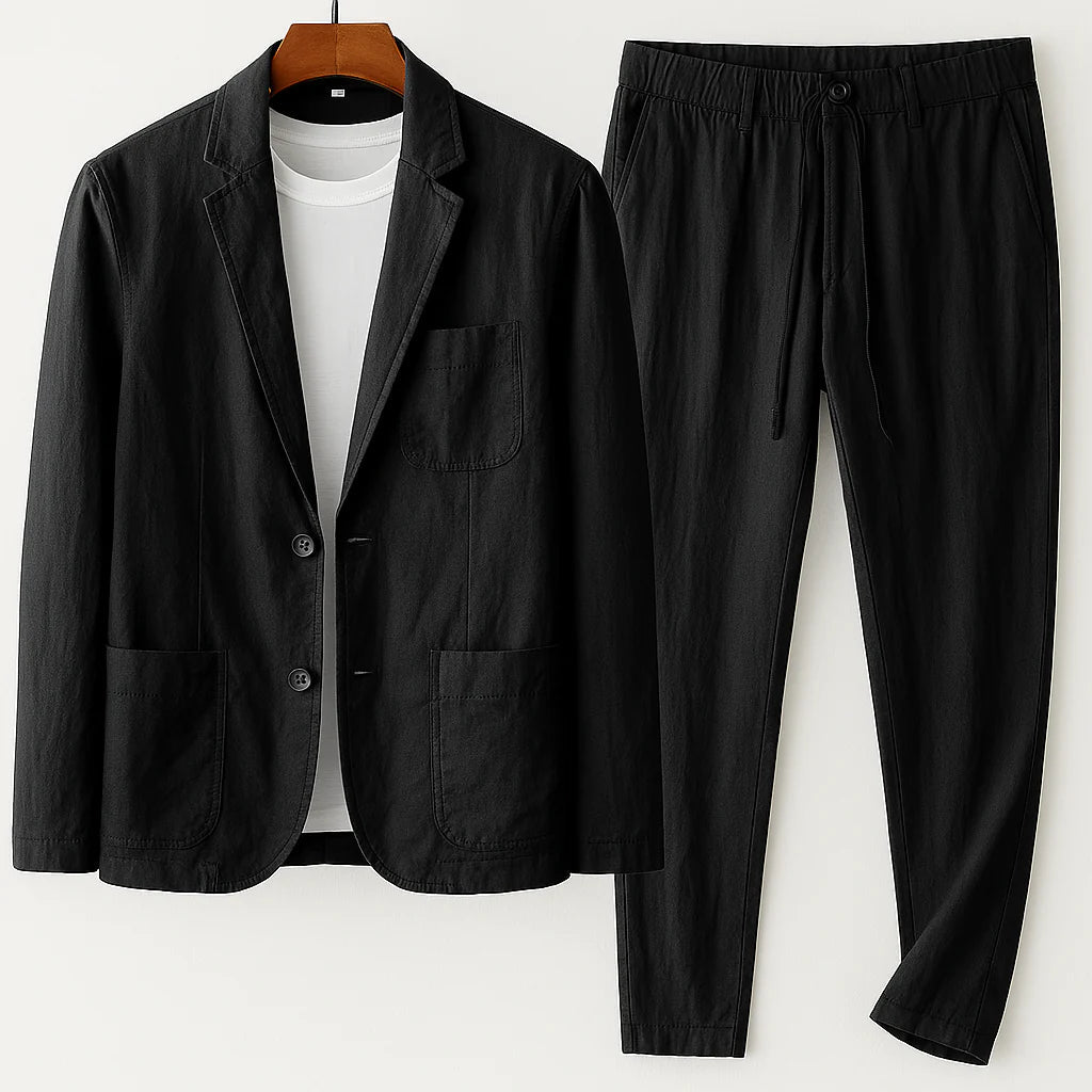 Shandro - Long Sleeve Blazer Two Piece Set