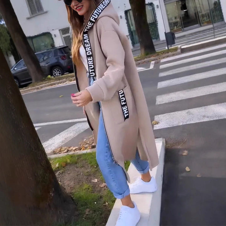 Kirteena - Comfortable Oversized Hooded Coat