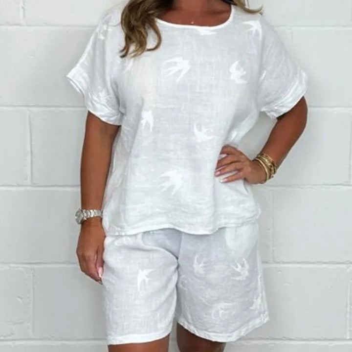 Andriana - Casual Printed Two Piece Set